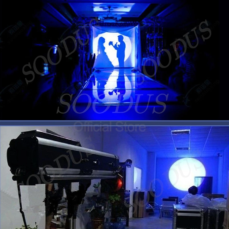 880W/660W/330W LED 웨딩 무대 콘서트용 삼각대가 있는 스포트라이트 스탠드가 있는 고휘도 조절 가능한 빔 스포트라이트