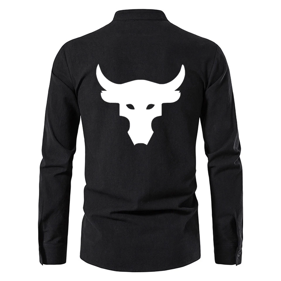 Long Sleeve Brahma Bull Shirt Under Armour Men's Project Rock