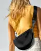 Micro 2L Crescent Moon Bag for Women and Men, Fashion Nylon Folding Single Shoulder Bag Suitable for Exercise/Running/Hiking 6