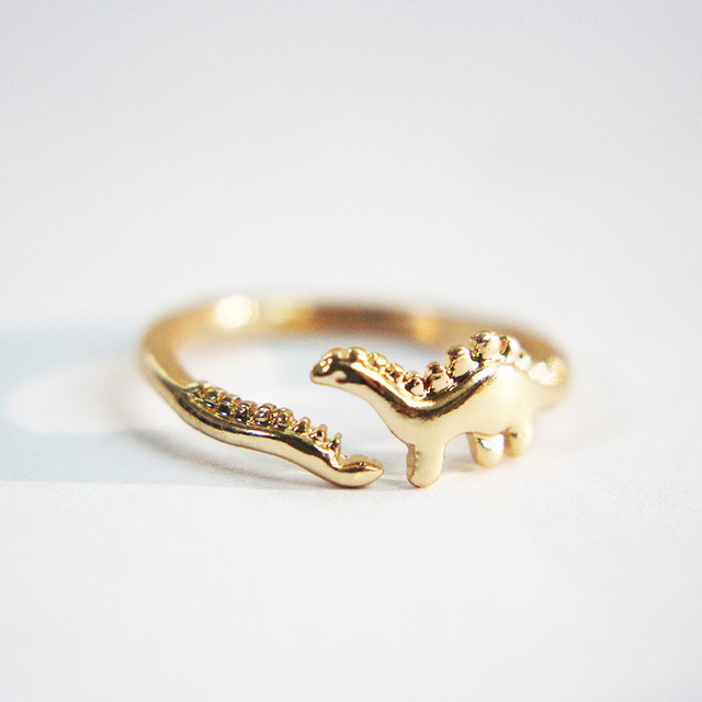Hot Trendy Dinosaur Rings Women Opening Adjustable Finger Ring For Women Jewelry Gift