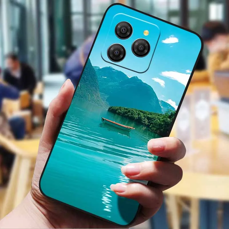 Cartoon Painted Silicone TPU Phone Case - Blackview Shark 9 5G Back Cover Bumper