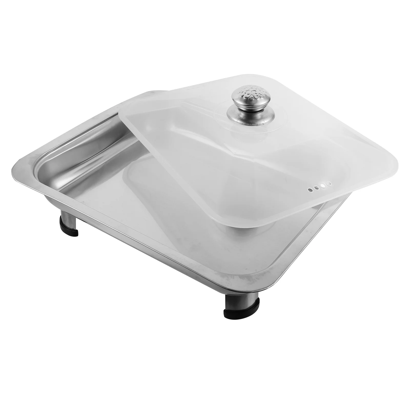 

Stainless Steel Buffet Tray Foods Holder Tray Kitchen Buffet Dinner Serving Pan