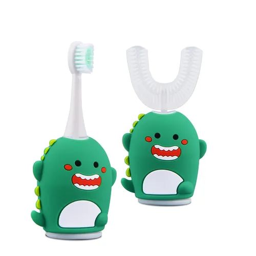 CkeyiN-어린이 전동 칫솔, 3-15 세 어린이 소닉 자동 울트라 소닉 칫솔, 만화 패턴 6