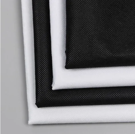 Interfacing Fabric Adhesive Interlining Fabric Width 100cm White Black Lightweight Non-Woven Fusible Apparel Sewing DIY Accessory