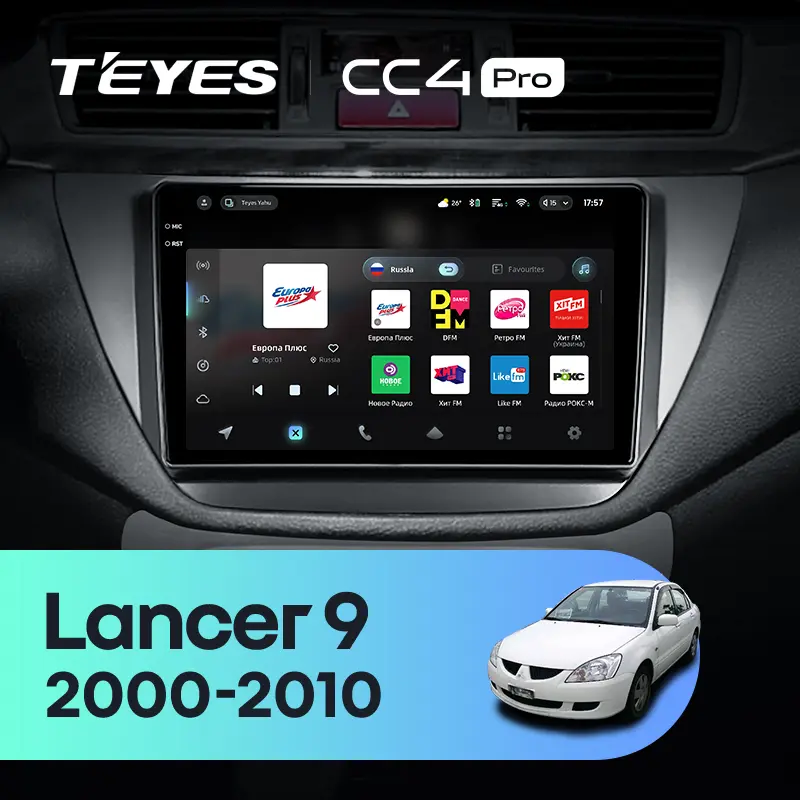 TEYES CC4 PRO For Mitsubishi Lancer 9 CS 2000 - 2010 CarPlay Android Auto Autoradio Car play Radio Multimedia Stereo - Image 2