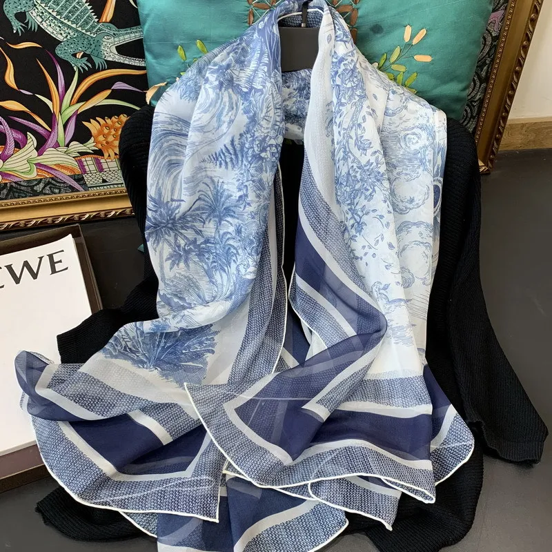 

Женский шифоновый шарф из 135 шелка тутового шелкопряда, 135 × 100% см