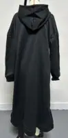 Plus size European and American cross-border spring and autumn new fashion loose casual long sleeve hooded sweatshirt dress - Image 6
