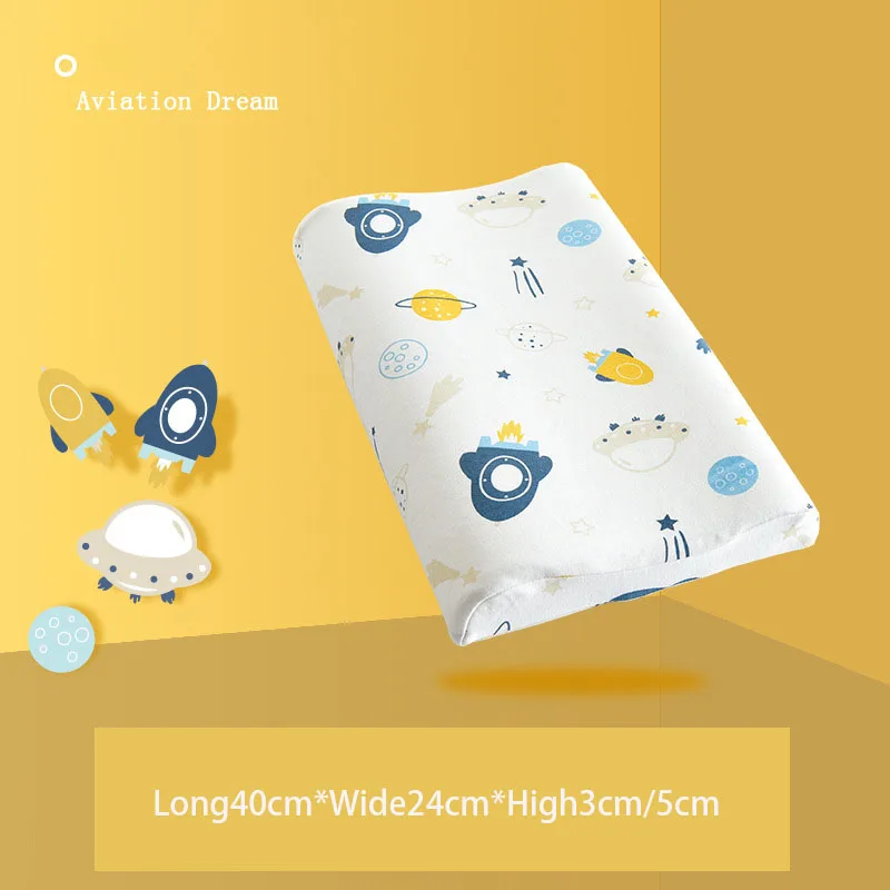 Memory Cotton Pure Cotton Neck Care for Primary School Children Infant Children Kindergarten Nap Children Pillow 4