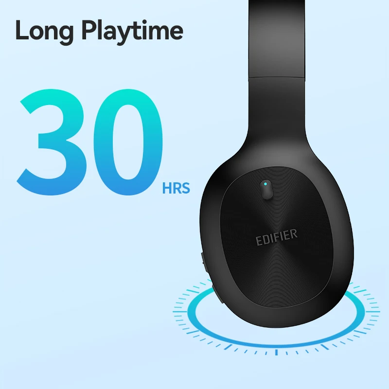 Edifier-auscultadores Bluetooth sem Fios Auscultadores Mãos Livres Ligação Dupla Drivers de 40 mm 5.1 Tempo de Reprodução até 30 Horas W600bt - Image 6