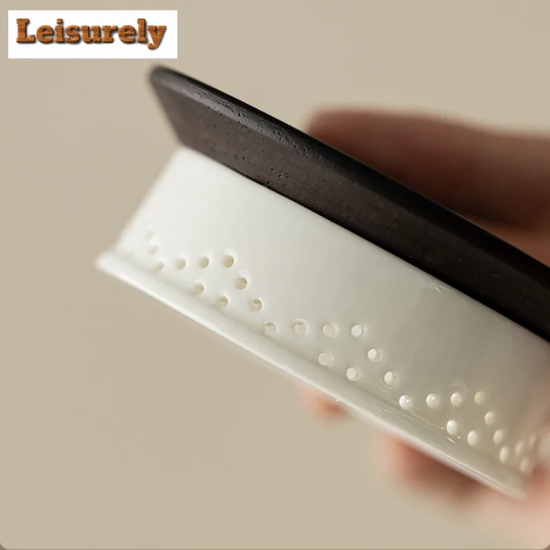 Ink Rhythm Landscape Travel Tea Set Kit Retro 1 Pot 2 Cups Household Tea Making Organizer Portable Outdoor Handbag Decoration