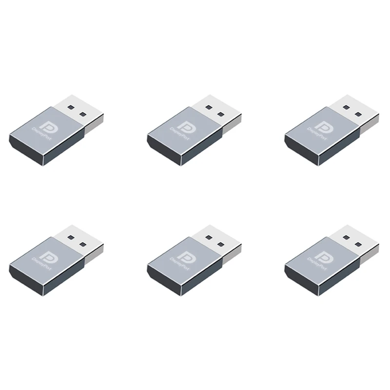 

6X 4K вилка-джойстик Displayport DP Виртуальный адаптер дисплея EDID Безголовый эмулятор призрака видеокарта жеватель