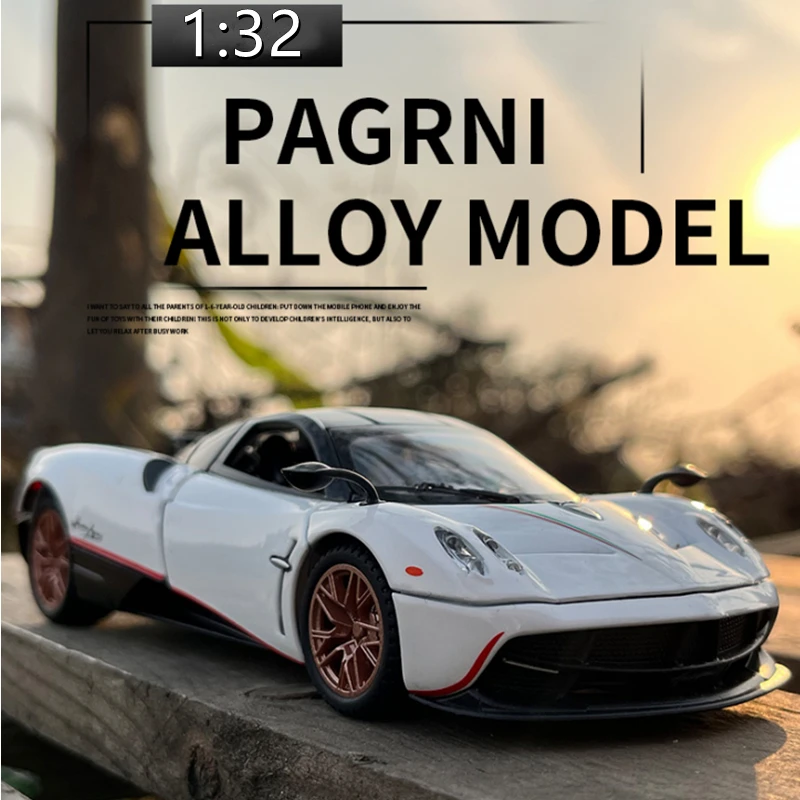 1:32 Pagani Huayra Dinastia Alloy Sports Car Model Diecast Metal Toy Car Model Simulazione Sound And Light Collection Gift
