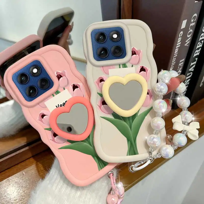 3-Piece Set: Stay Happy Phone Case, Lanyard, and Stand