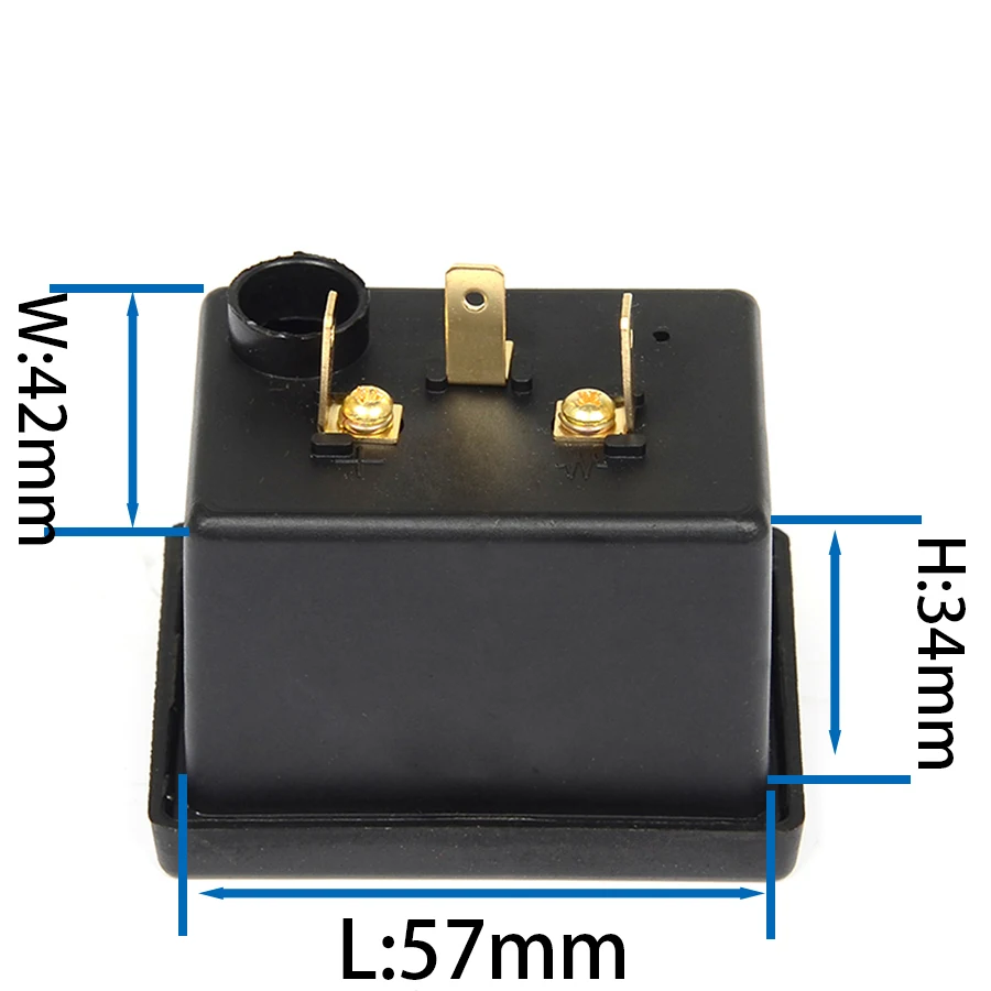 12V 사각형 수온계 40-120 ℃ 범용 053-TL4 트럭 지게차 트랙터 로더 수온계