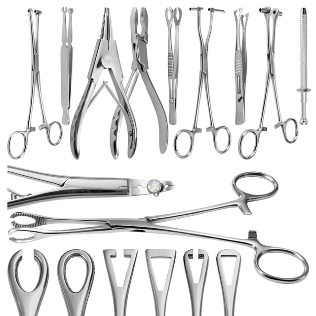 Ring Opening Pliers 7 Body Piercing Supplies Clamps