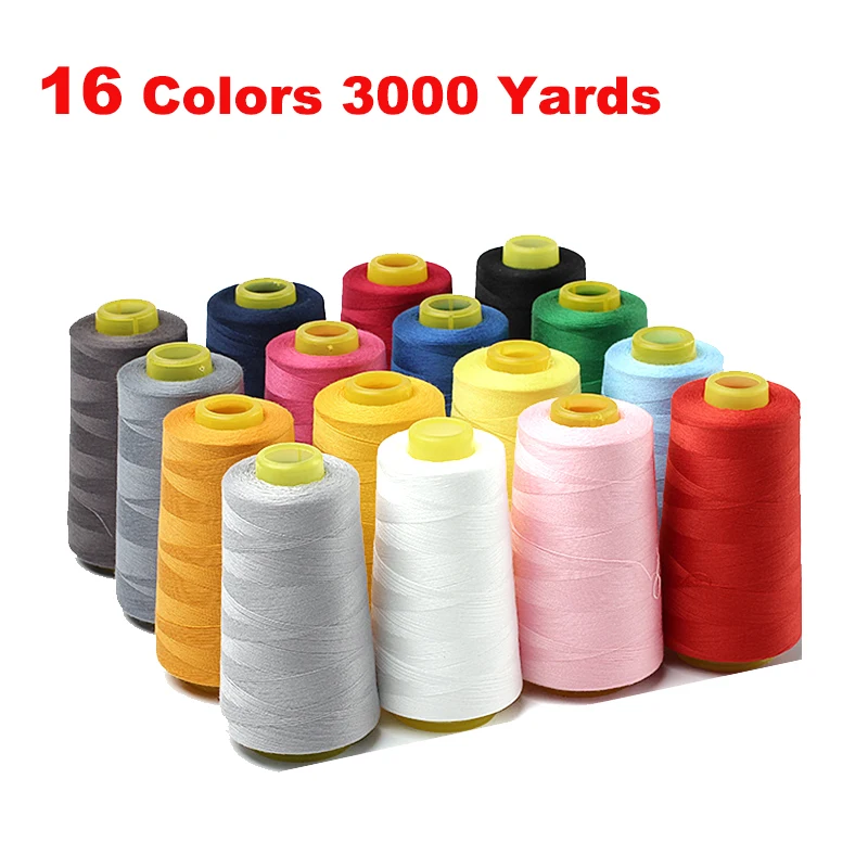 WholesaleSewingThread3000YardsEmbroideryOverlockSewingThread