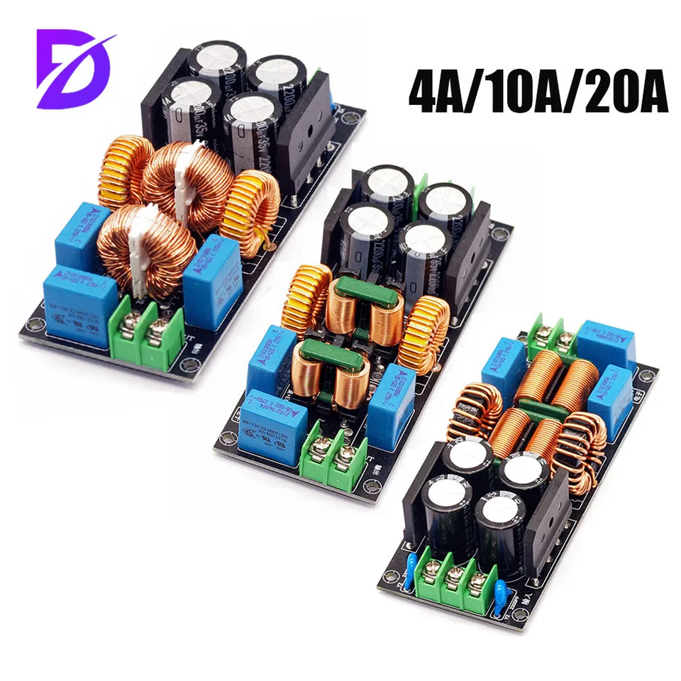 Yaaqii 10A 20A DC50V DC LC Filter For EMI Electromagnetic Interference - View #11