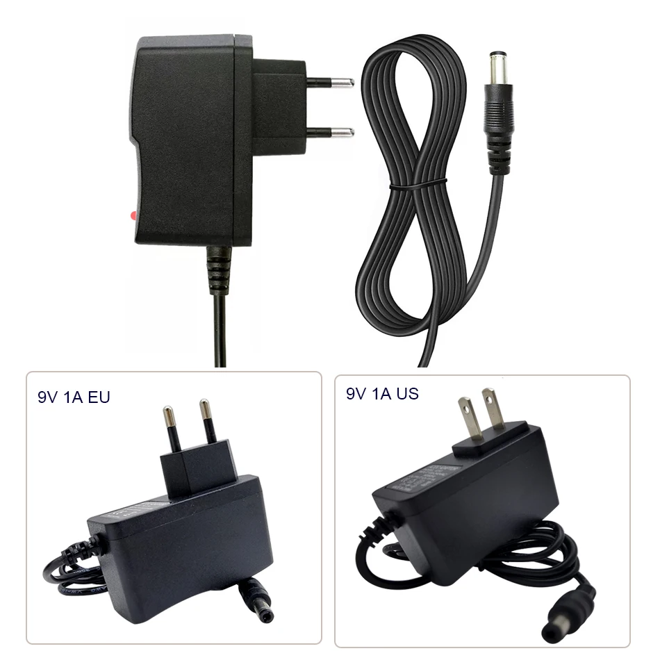 전원 어댑터 공급 AC 110-240V to DC 5V 9V 12V 24V 1A 9A 12A 24A 범용 충전기 어댑터, LED 조명 스트립 용 Eu 미국
