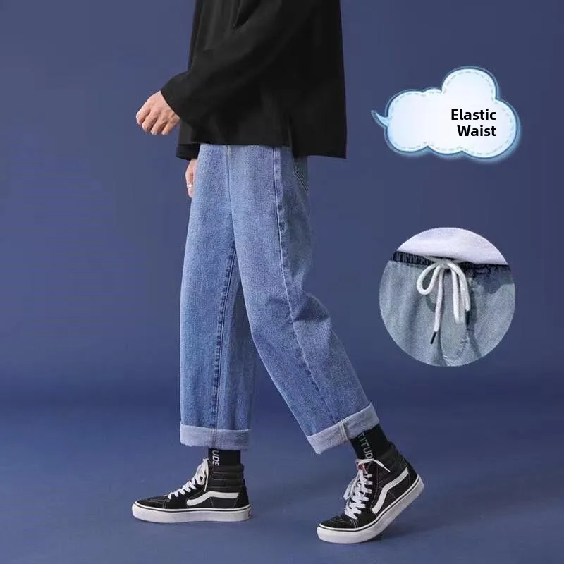 Dark blue [high quality + elastic waist] [darker color]