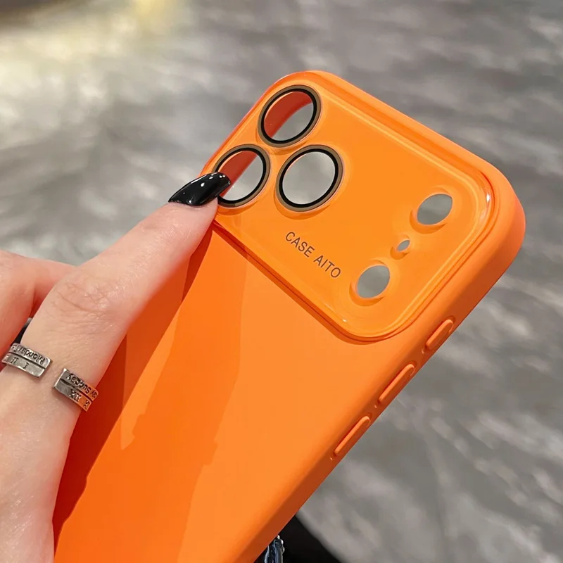 Enhanced Camera Protection Silicone TPU Phone Case - Soft Back Cover