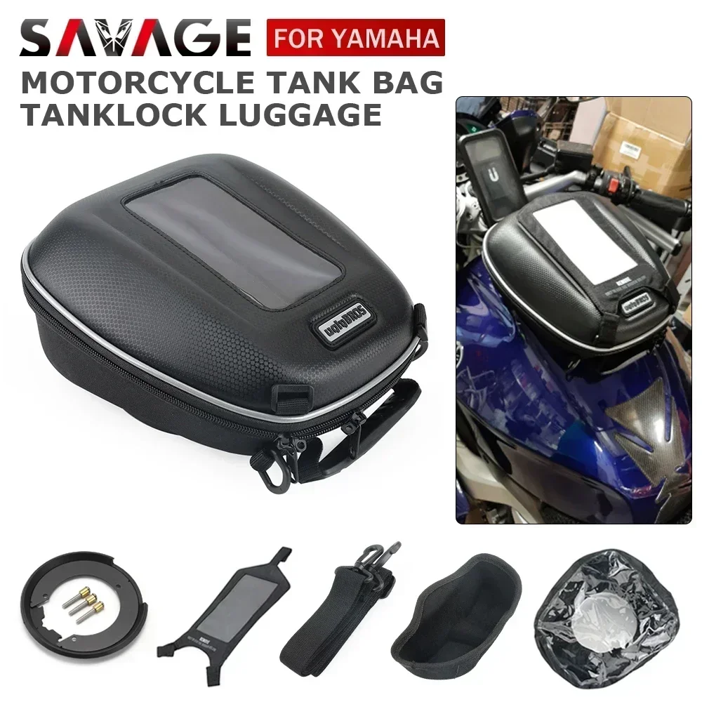Motorcycle Tank Bag For YAMAHA MT15-MT10 MT03-MT25 FZ6 XJ6 Super Tenere XT1200Z YZF R3 FJR 1300 XJR 1200