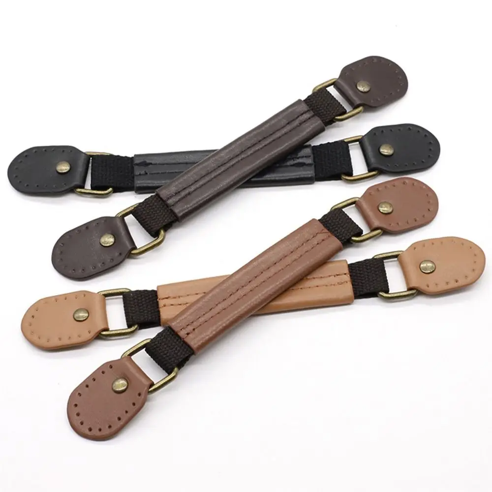 Fashion Strap Leather Pull Handle Bags Accessories PU Leather Bag Handle Replacement 23.5cm Luggage Suitcase Handle Home