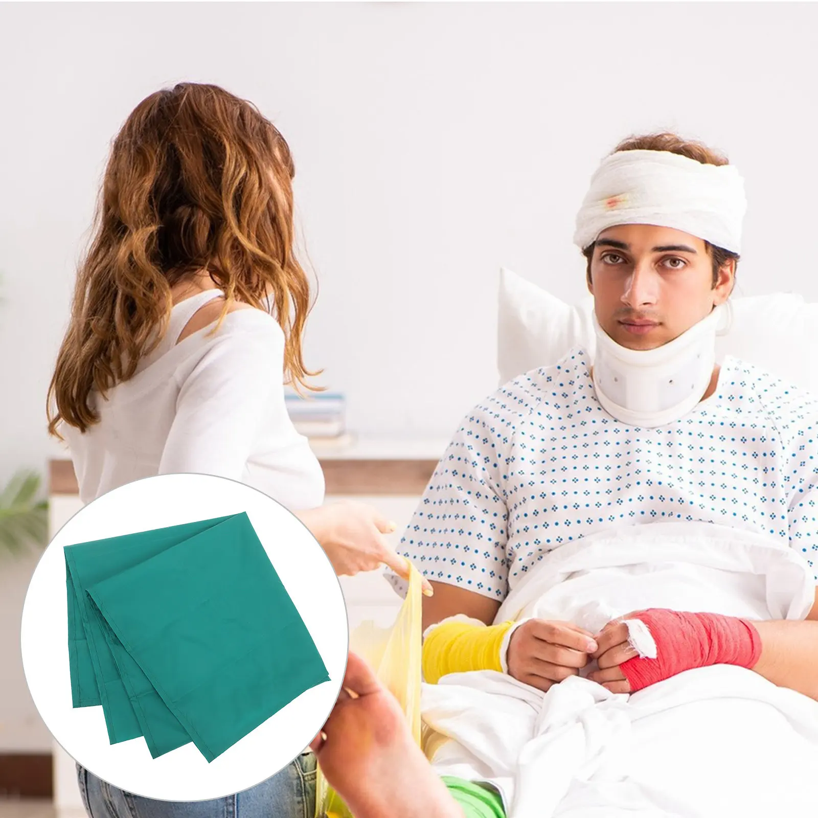 환자 이동 시트 나일론 슬라이딩 이동 패드 포지셔닝 침대 쿠션 노인 장애인을 ..