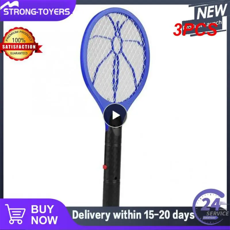 3Pcs Scacciazanzare Elettrico Fly Insect Bug Zapper Insetti Domestici Racchetta Uccide Fly Mosquito Control Pest Killer Forniture