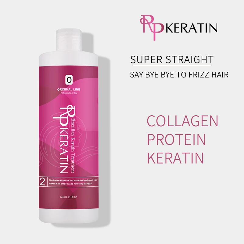 500ml keratin straightening for hair Smoothing Treatment Curly Frizzy Hair Care Brazilian Keratin Products Professional