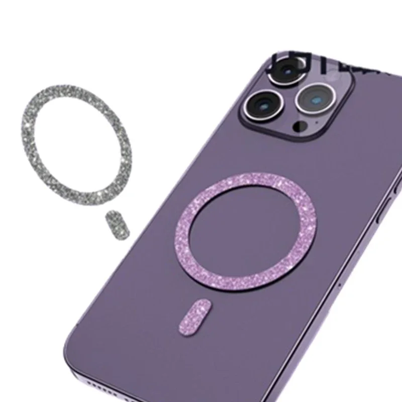 Universal Magnetic Glitter Plate for Wireless Charging and Car Holder