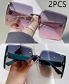 2PCS pink yellow