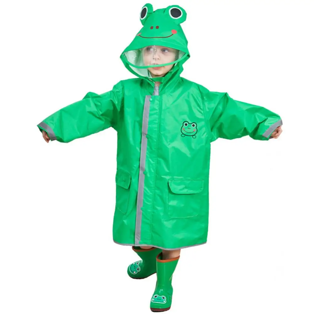 Simpatico cartone animato impermeabile per ragazze giacche moda ragazzi giacca a vento primavera autunno ragazze impermeabile 3-8 anni abbigliamento per bambini  1501