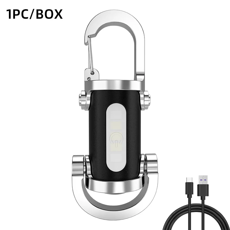 Rechargeable Keychain Flashlight 800LM 7