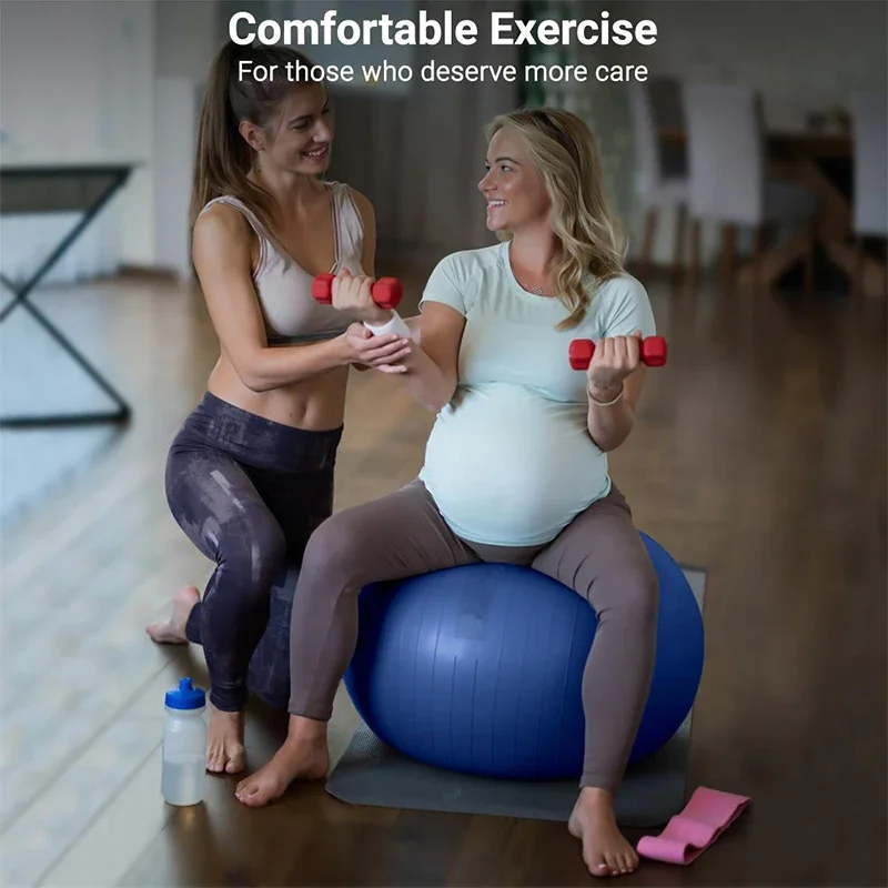 65/75/85cm Yoga Ball Gym Equipment Bodybuilding Yoga Pilates Accessories Explosion-proof Balance Ball Rehabilitation Exercise