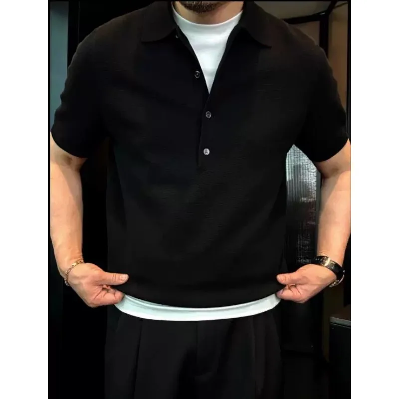 2023 Summer Men's Short Sleeve Top Outdoor Sports Golf Casual T-Shirt