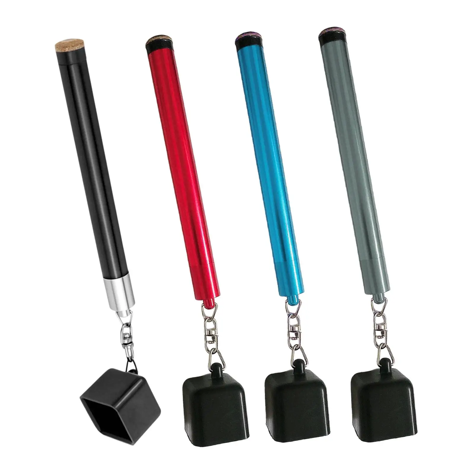 2-in-1 Billiard Chalk Holder & Cue Tip Pricker - Aluminum