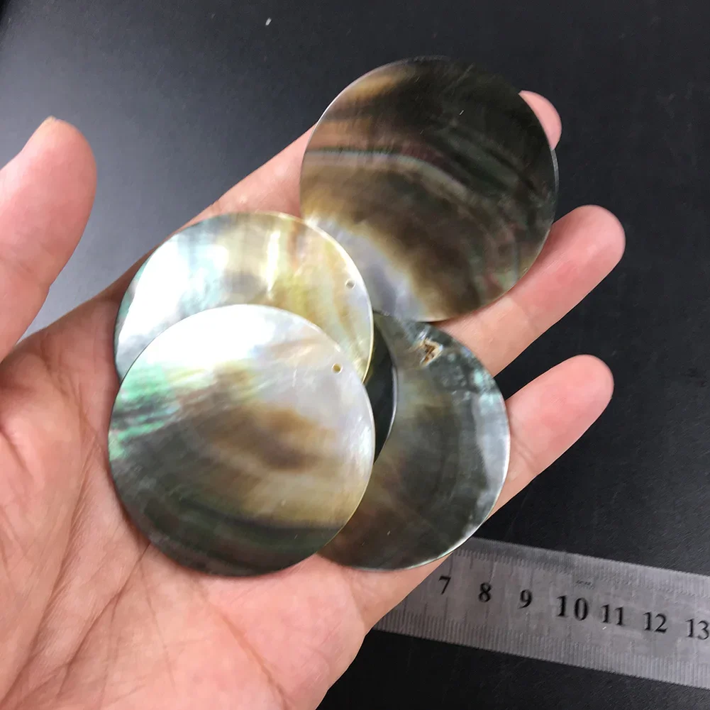 

2 шт., жемчужные бусины-ракушки, 45/50 мм