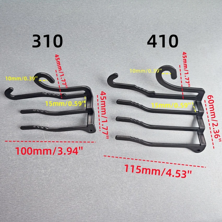 1팩 플라스틱 PP 포장 양말 디스플레이 후크 행거 특수 모양의 의류 액세서리