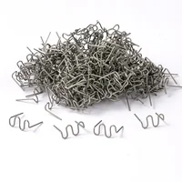 300Pcs Plastic Welder Hot Stapler Standard Pre-cut Corrugated Staples Bumper Body Repair 0.8/0.6mm Stainless Steel Welding Tools 2
