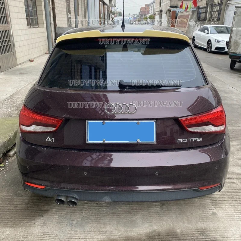 Фото Для хэтчбека Audi A1 8X PQ25 10-14, высококачественный глянцевый черный задний спойлер на крыло багажника, Задняя Крышка багажника №2