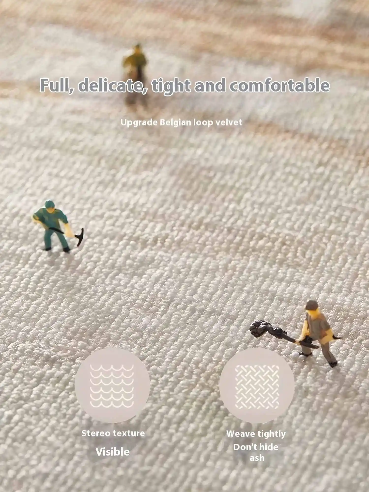 VIKAMA Summer American Retro Simple Plaid Carpet Living Room Sofa Coffee Table Foot Cushion Bedroom Bedside Rug Stain Resistance