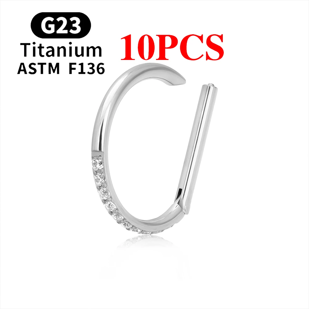 10PCS Silver Color