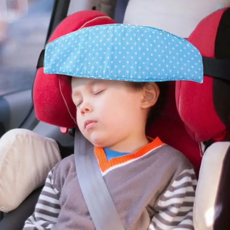 Baby Head Support Belt Car Seat Toddler Head Band Strap Headrest Children Belt Fastening Adjustable Sleep Safety Sleeping Pillows Car Accessories