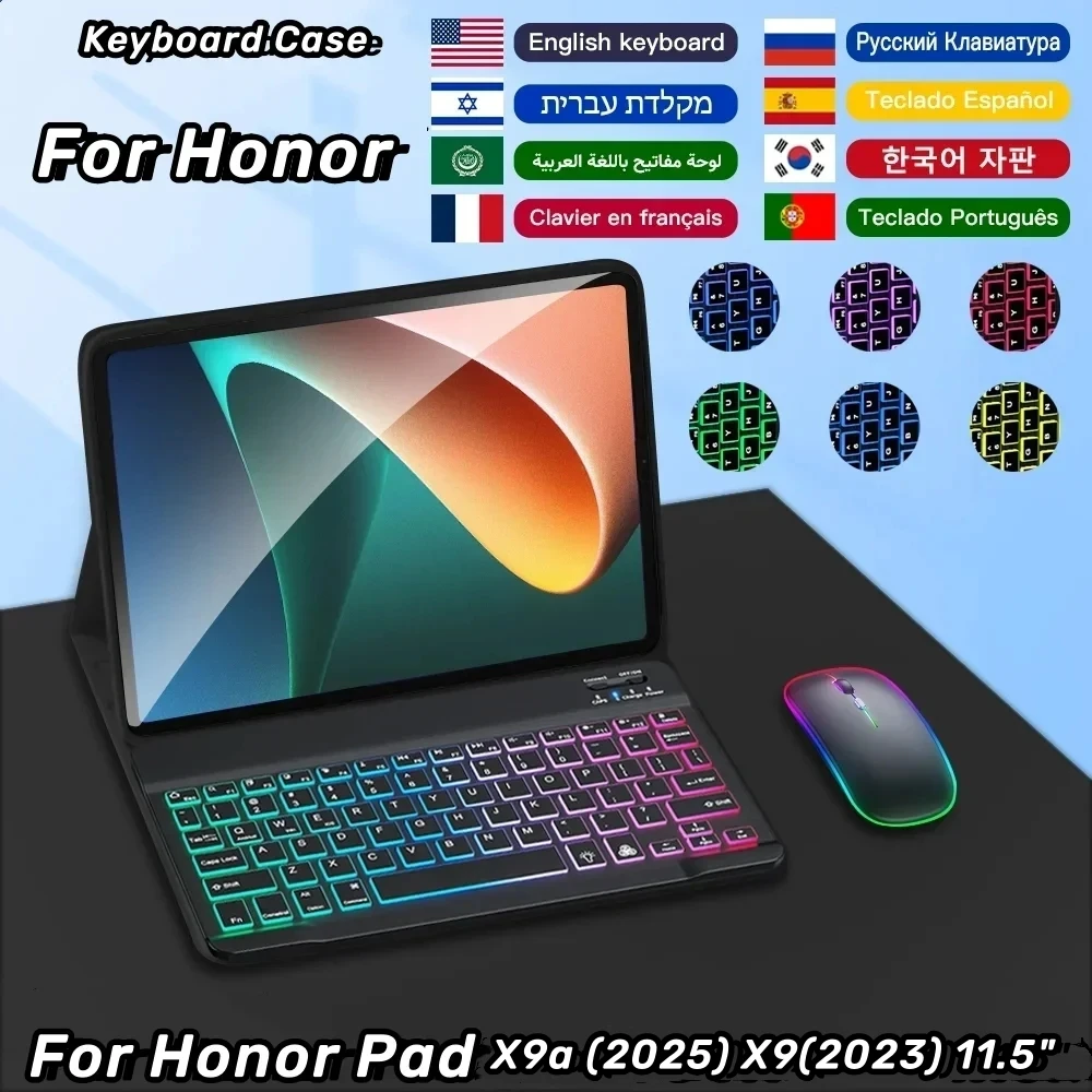 Magnetic Keyboard Case with Multi-Language Support