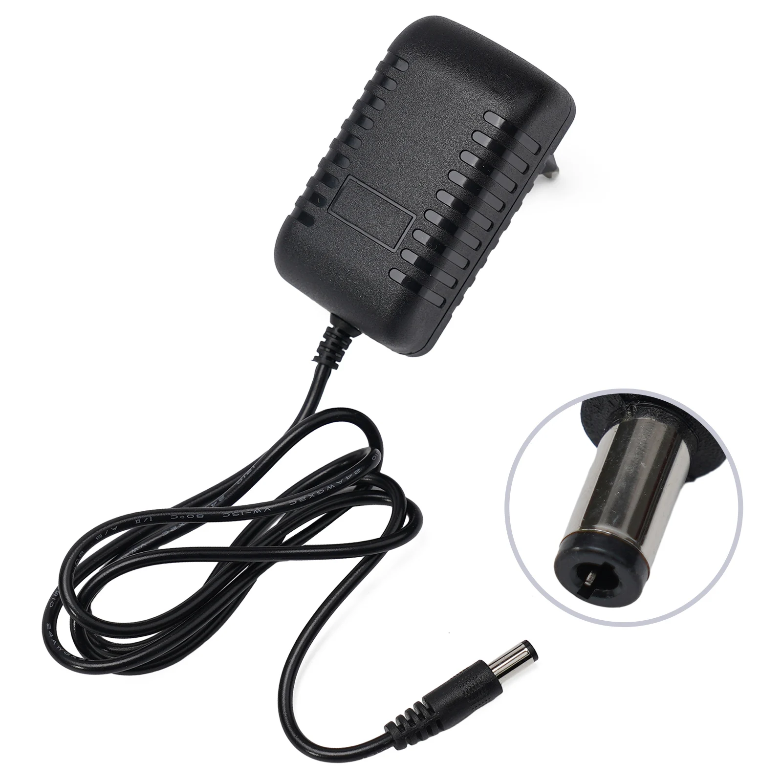 

Brand New Power Adapter Charger Cable 1pcs Black Euro Plug Precise Workmanship Charging Cable For Grundig VCP3830