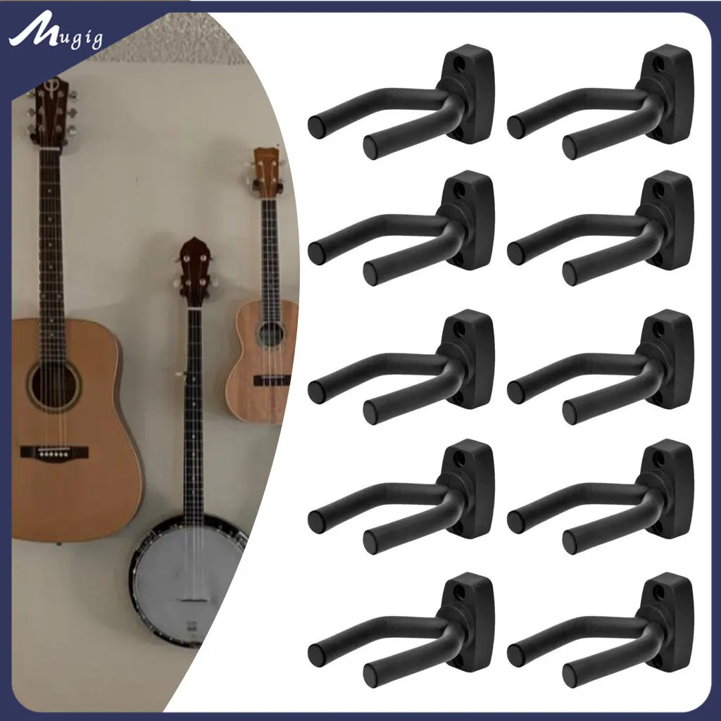 Gancho de suspensión de guitarra de montaje en pared, madera de haya  maciza, tipo dividido, soporte de guitarra Horizontal para bajo, ukelele,  soporte de violín - AliExpress