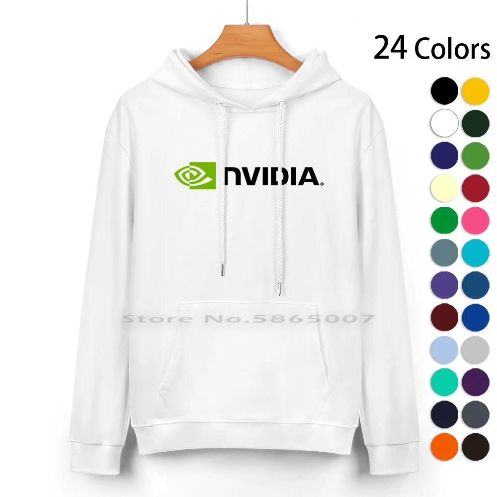 Nvidia Gpu Felpa Con Cappuccio In Puro Cotone Maglione 24 Colori Us Tech Alibaba Sea Shopee Google Ant Tencent Baidu Nio Xpeng Square Paypal Pc