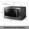 042  Oven with Convection Function, Smart Sensor, Easy-to-clean Stainless Steel Interior and  Mode, 2