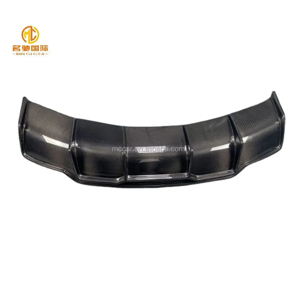 

Для Tesla Model 3 диффузор из углеродного волокна V style диффузор задний бампер