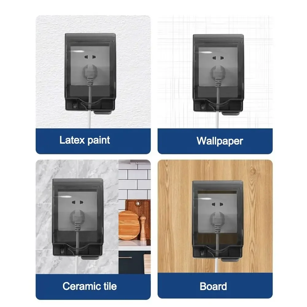 Waterproof Plastic Electric Plug Cover Box for Home Safety